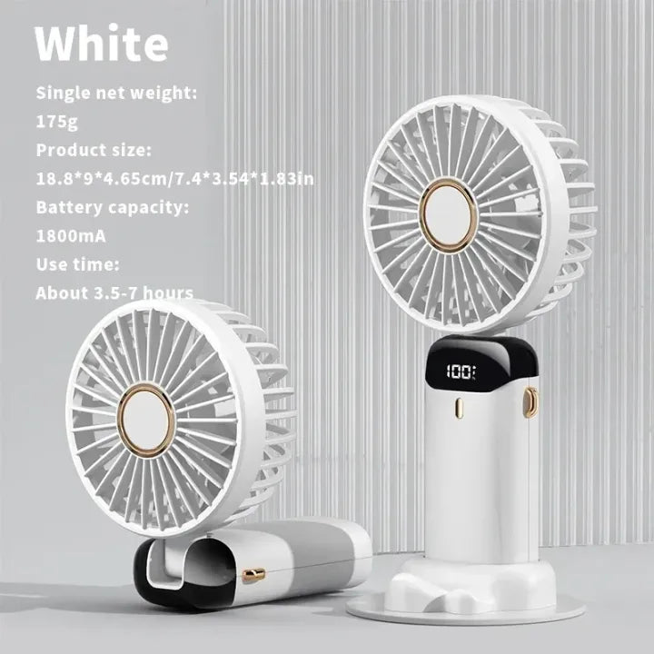 Summer USB Rechargeable Handheld Mini Fan