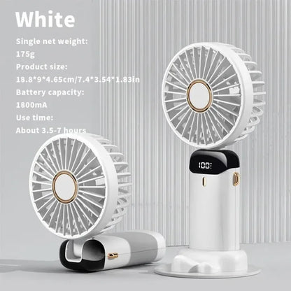 Summer USB Rechargeable Handheld Mini Fan